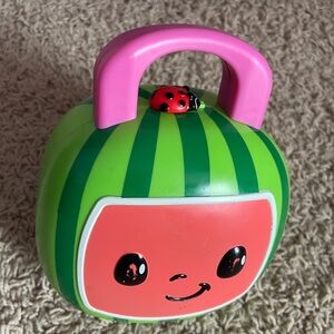 Watermelon Lunchbox Play Set with Compartments, Number Popsicle & Food Pieces